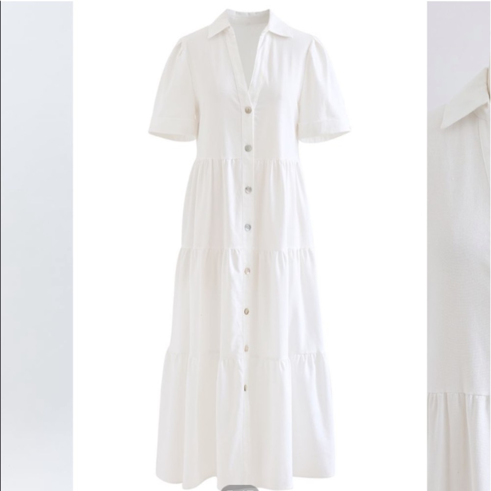 Chicwish Cotton midi dress only worn once for photo shoot